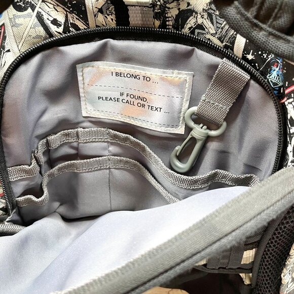 Pottery Barn Kids Star Wars Comics Glow-in-the-Dark Print Mackenzie 17" Backpack - Picture 7 of 14